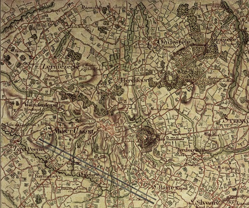 Plan de Masse réalisé vers 1724