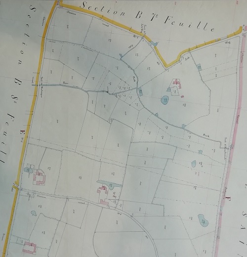 Plan de la section Hamer-Houck en 1936